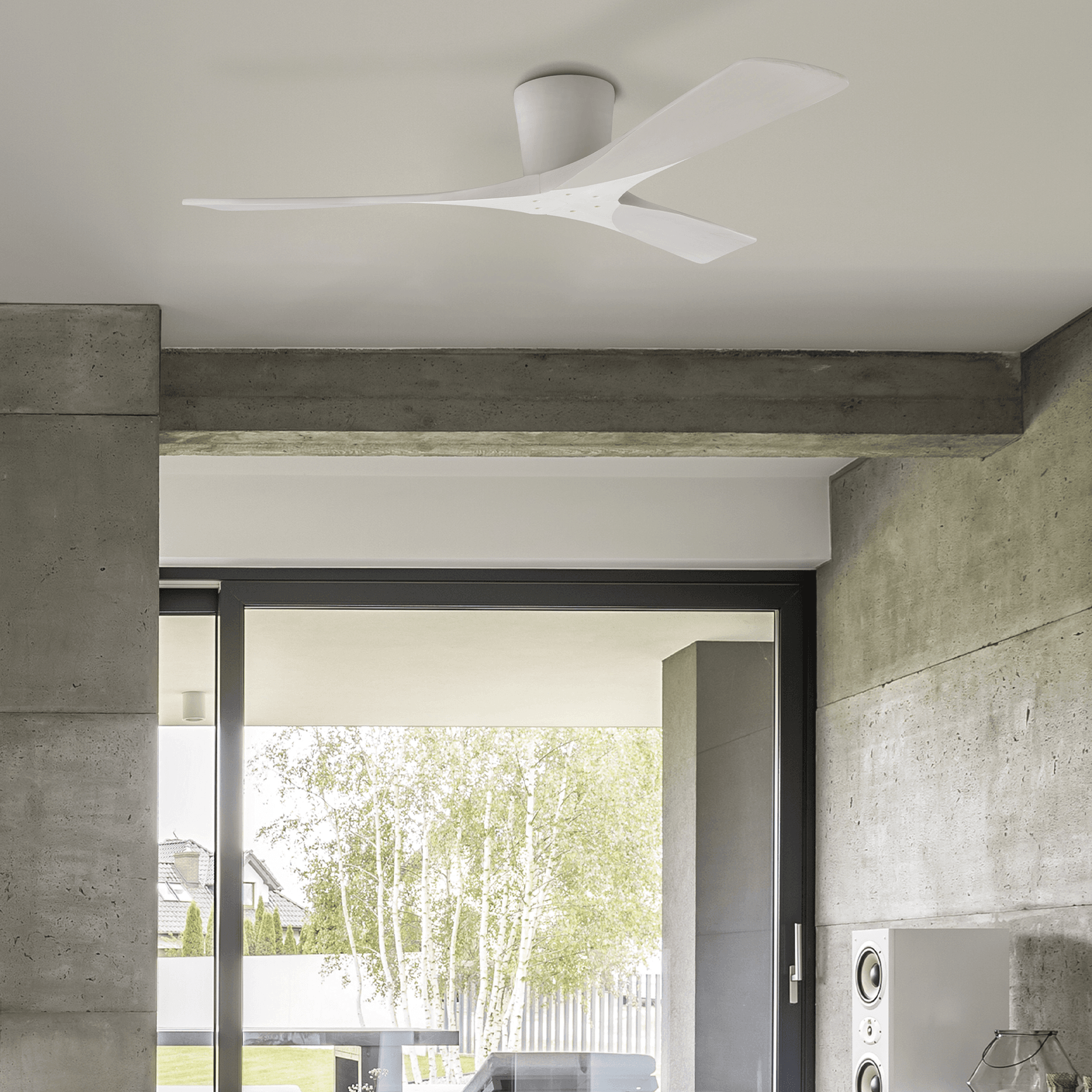 Milano Ceiling Fan Zen Matt Black