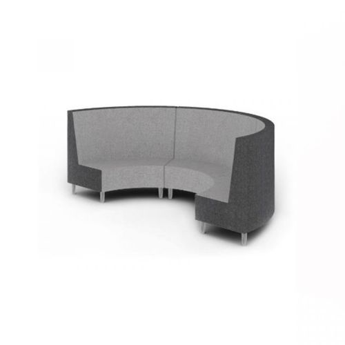 Quiet Round Modular High Back Sofa