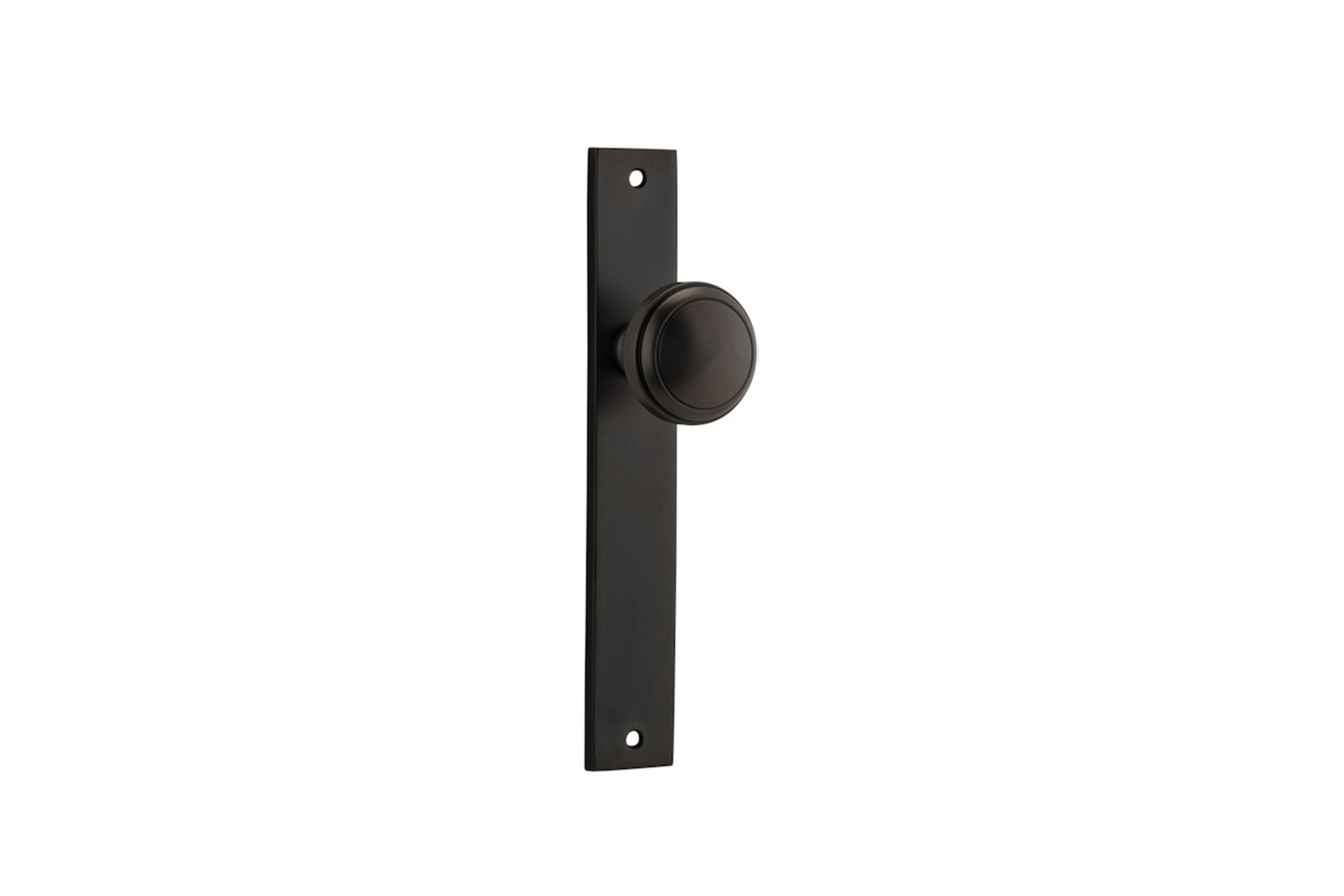 Paddington Door Knob Rectangular Backplate