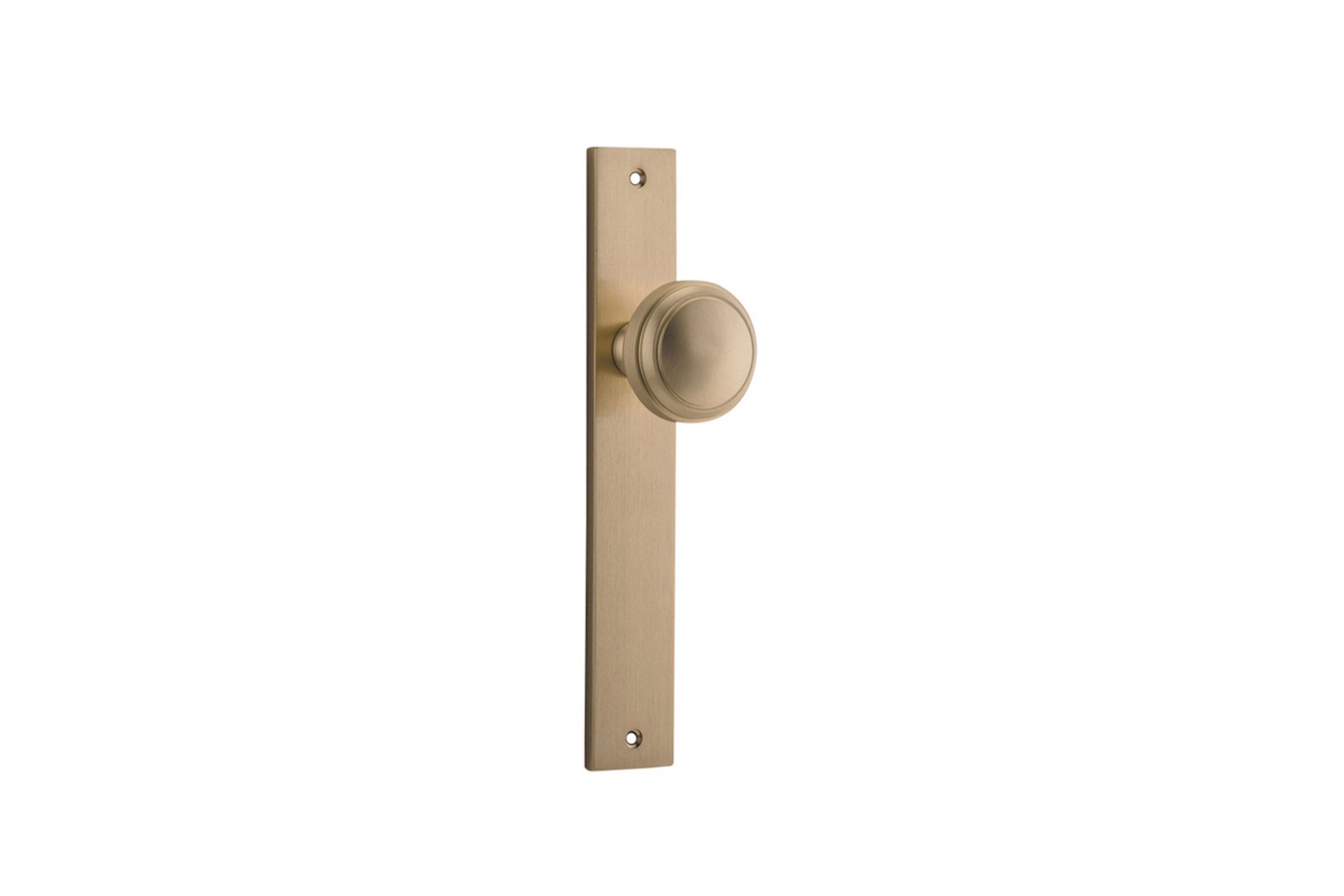 Paddington Door Knob Rectangular Backplate