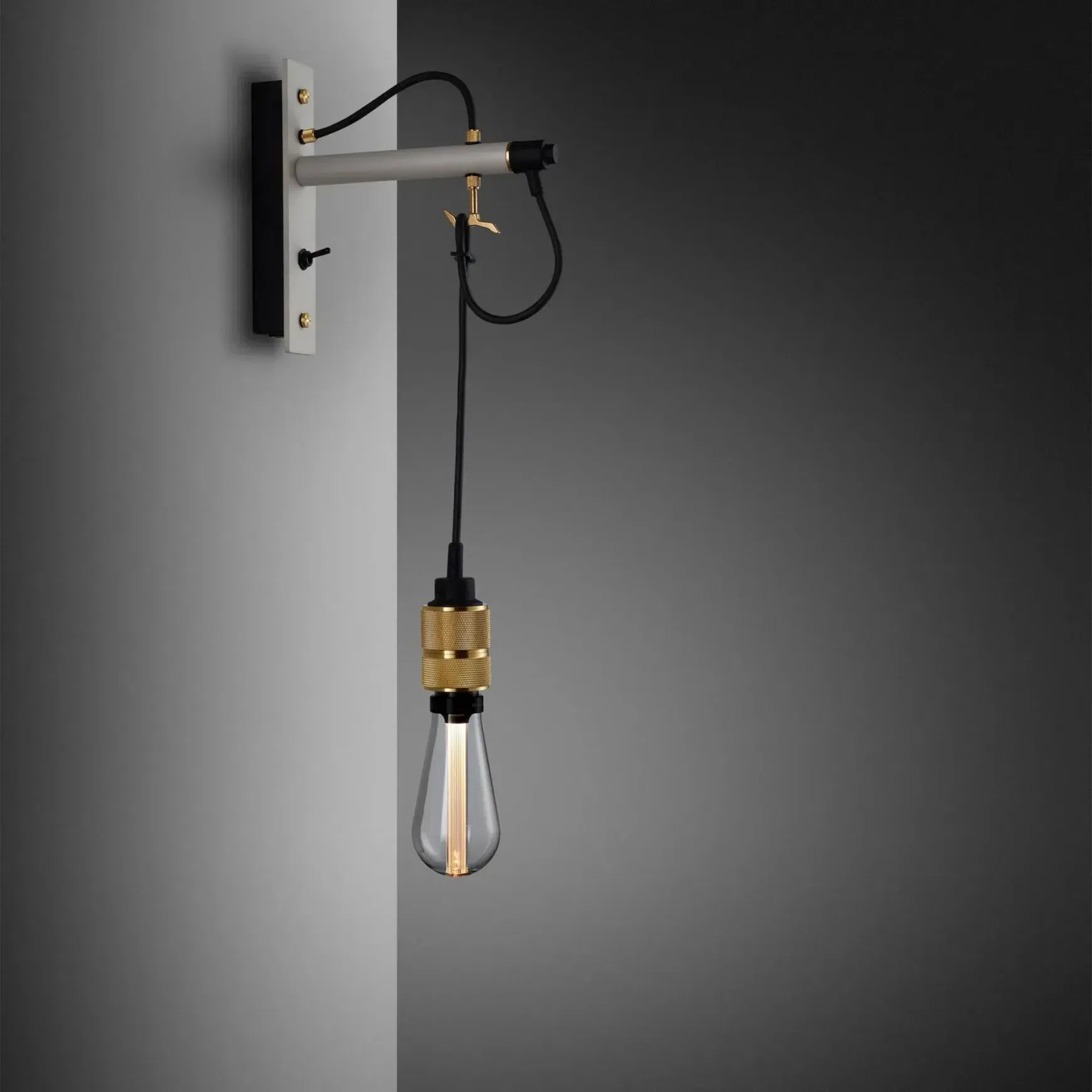 Hooked Wall Light - Nude