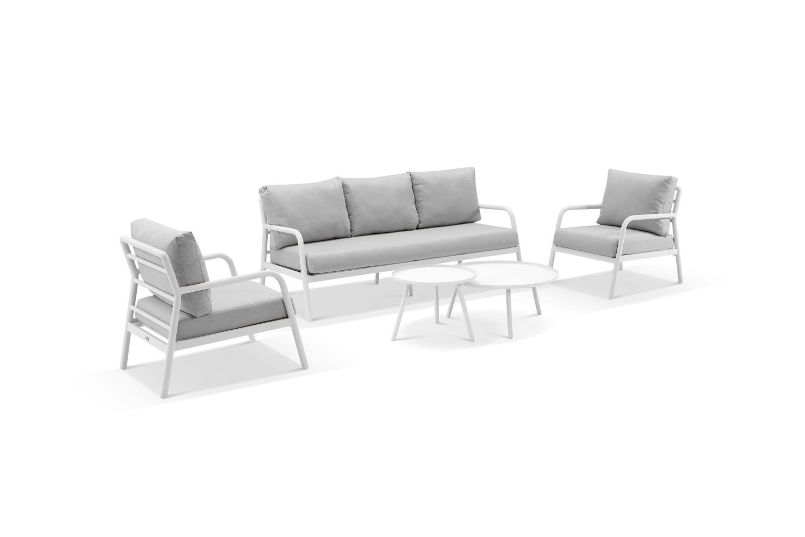 Riviera 5pc Lounge Set - White