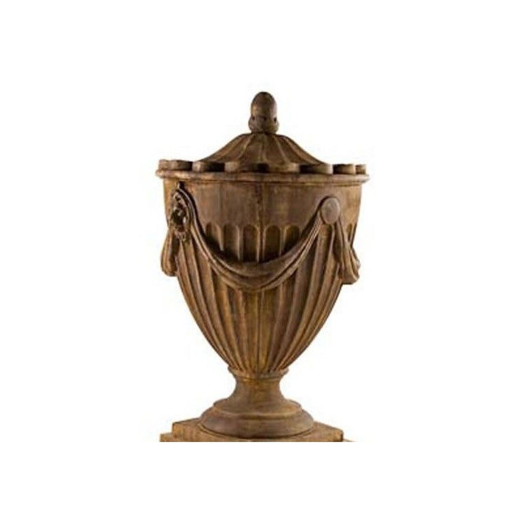 Robert Adams Urn And Plinth - Pietro Stoneware