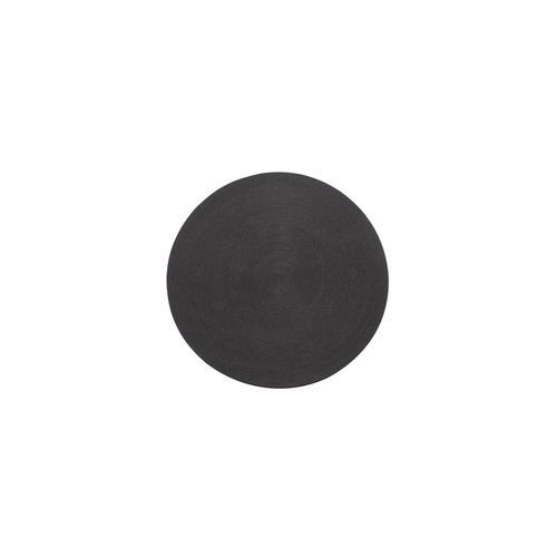 Round Outdoor Rug - Dark Grey