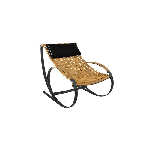 Large Santai Flex Teak Timber Rocker Arm Chair