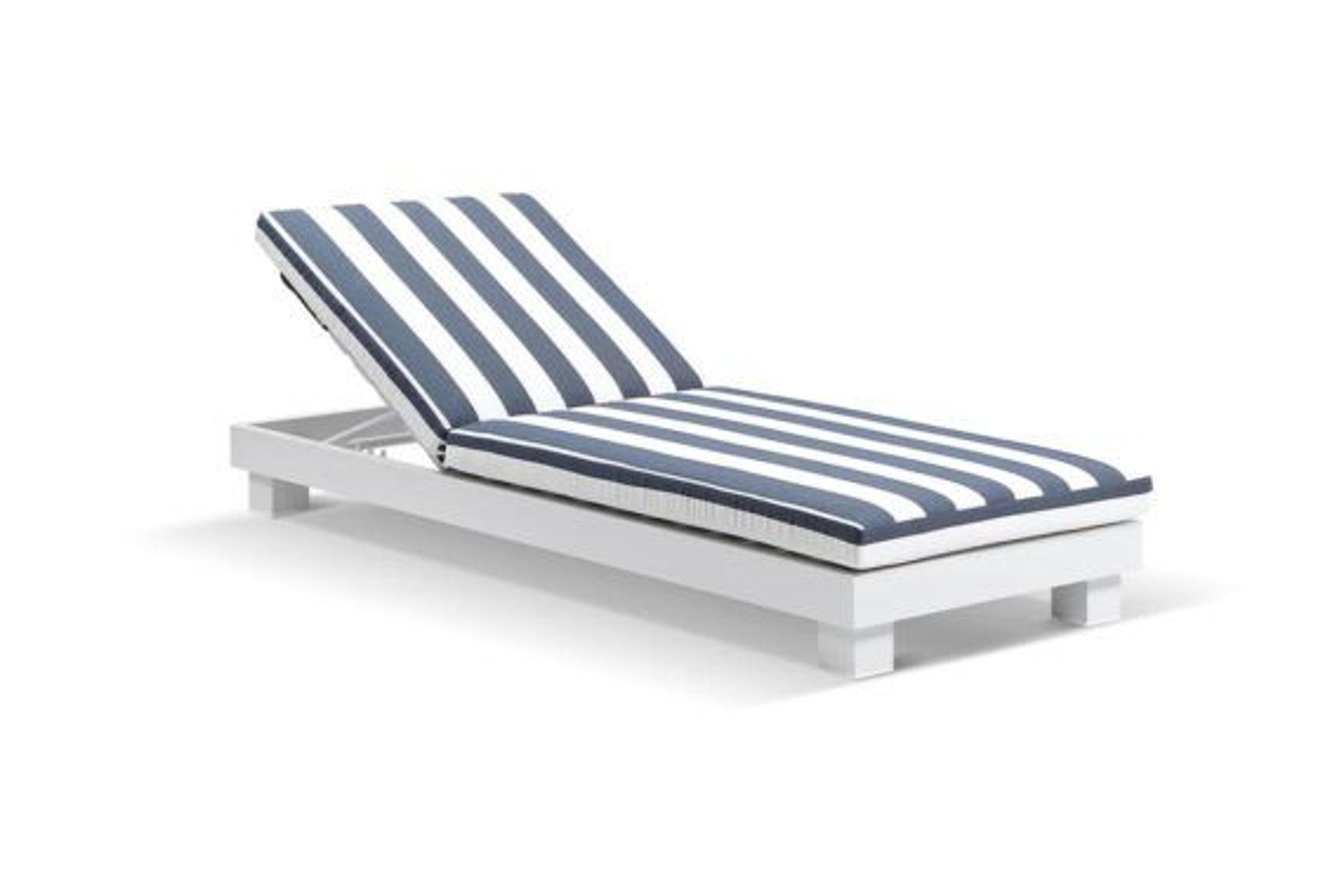 Santorini Sun Lounger - White