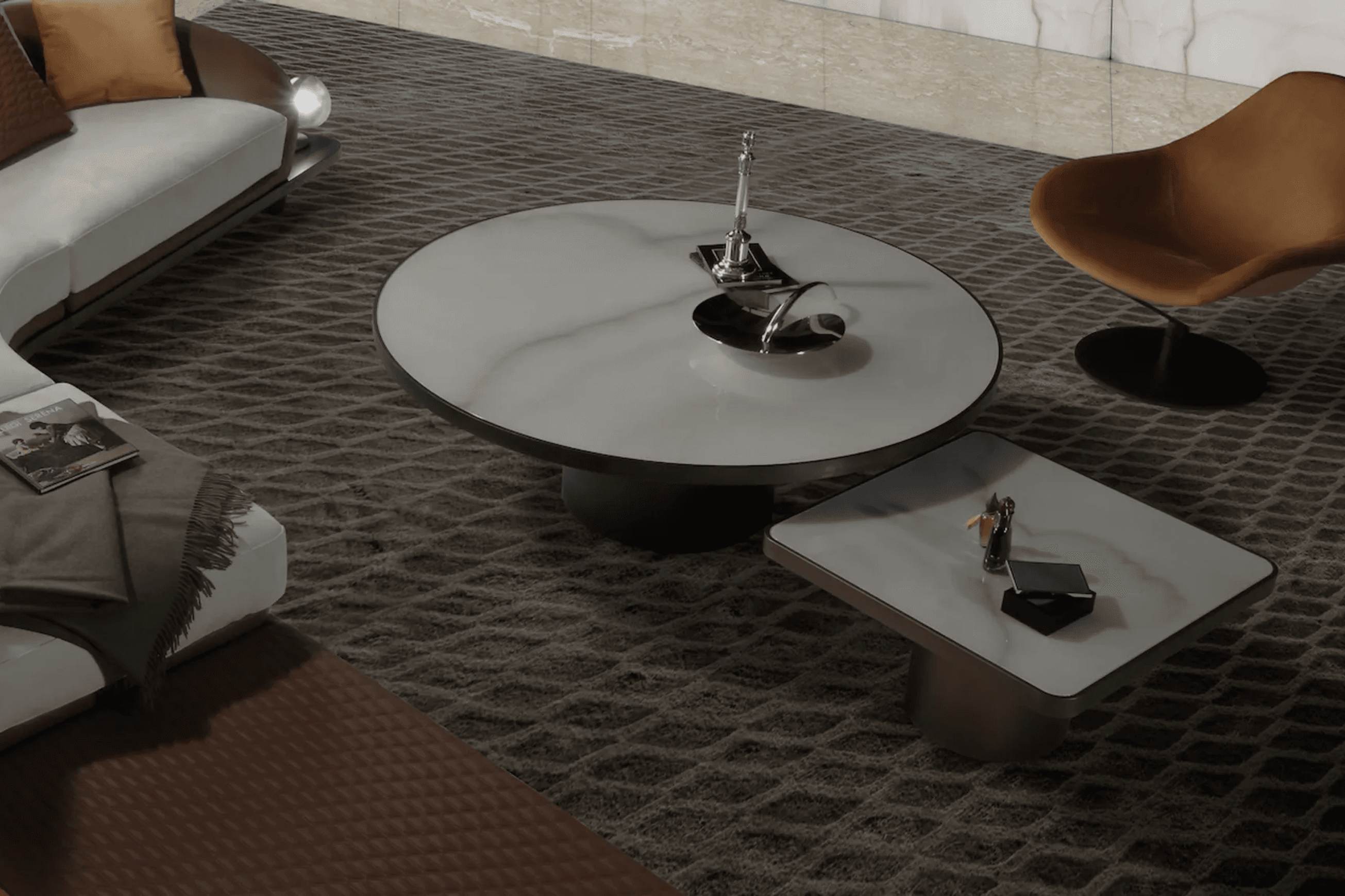 Tau Side & Coffee Table