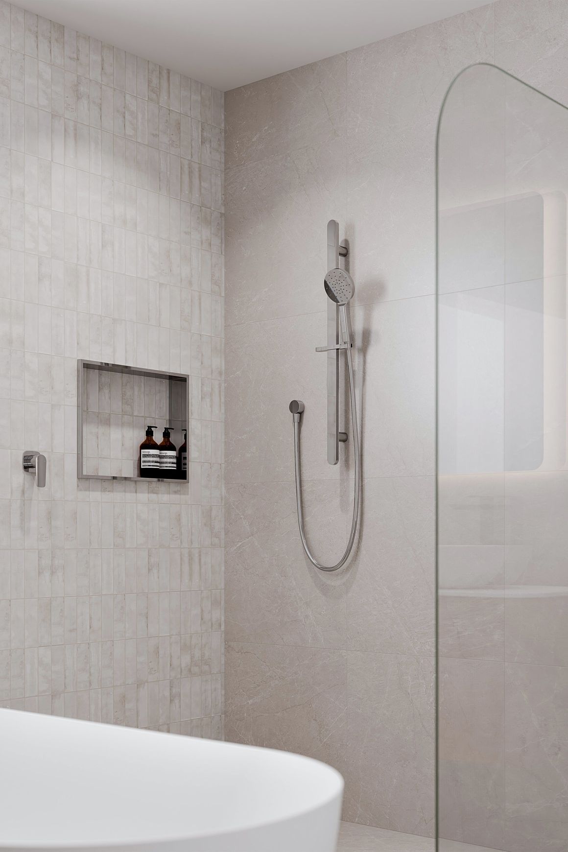 Lineare Slide Shower