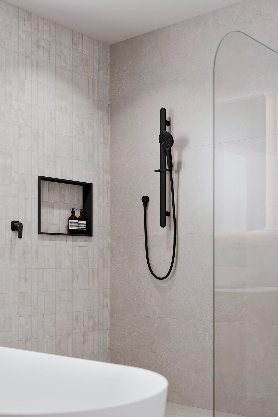 Lineare Slide Shower