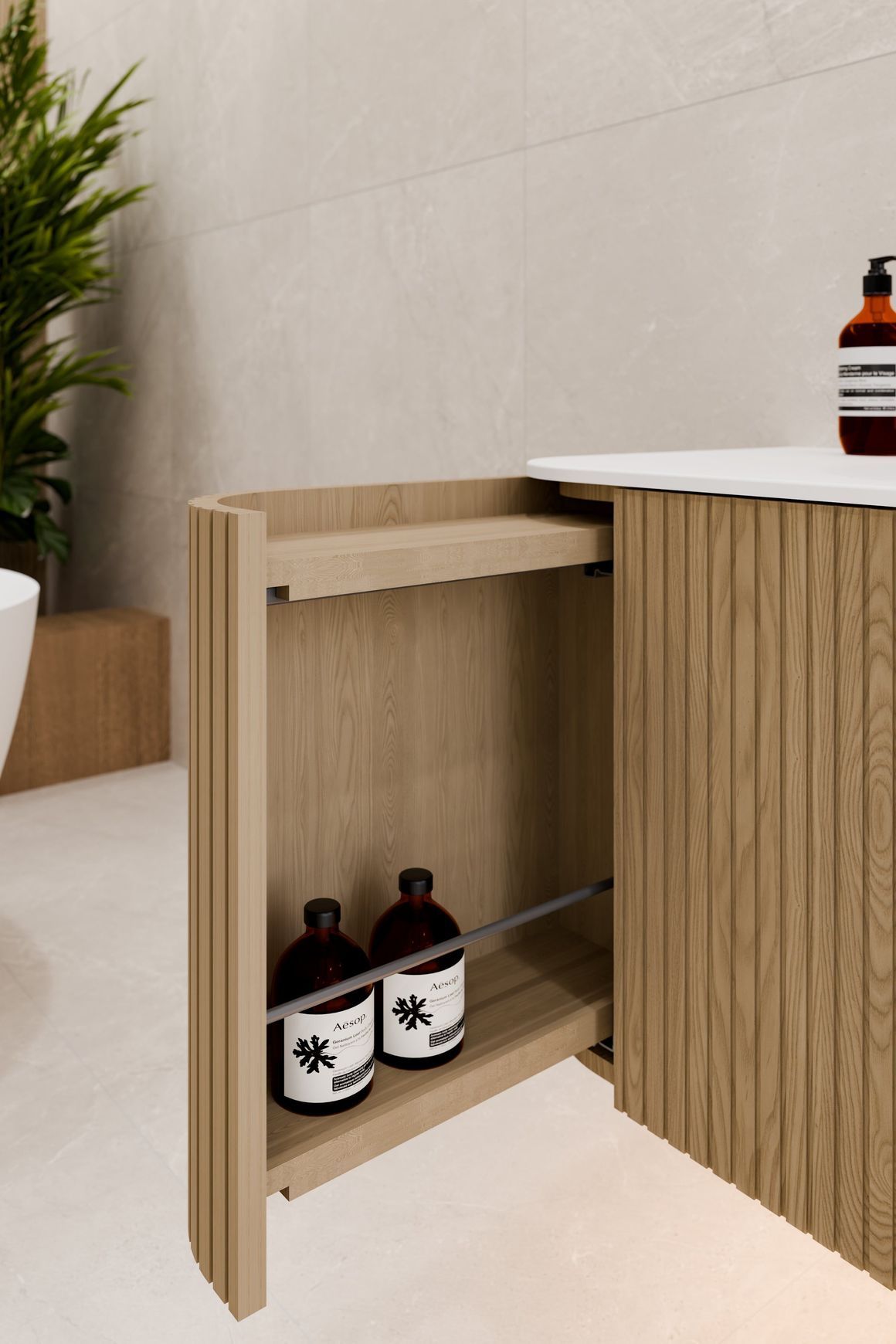 Sora 900 Wall Hung Vanity | Inset Basin