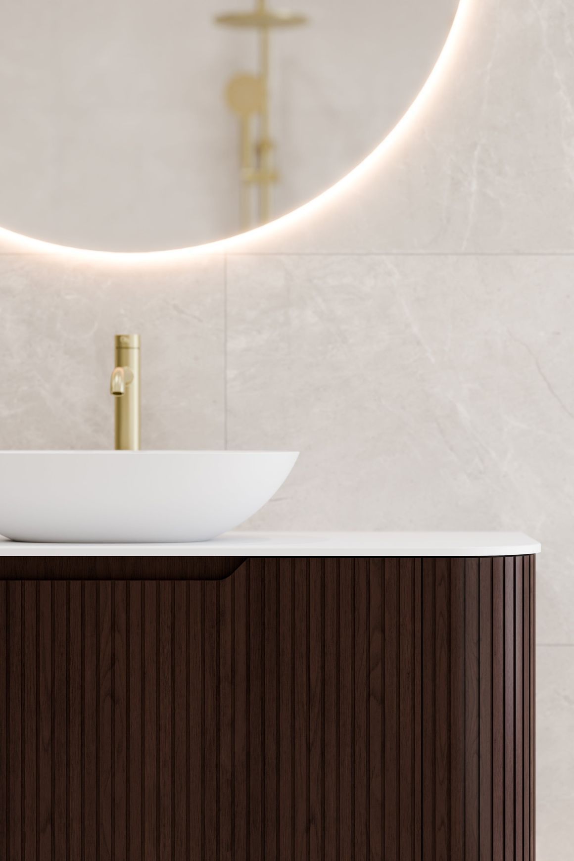 Sora 1800 Vanity | Slab Top
