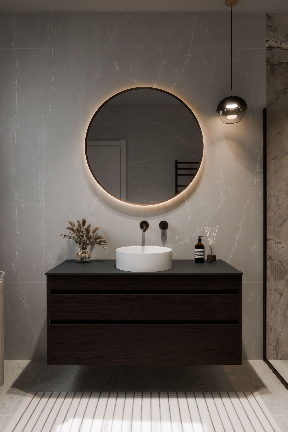 Code Luxe 1000 Wall Hung Vanity | 2 Drawer