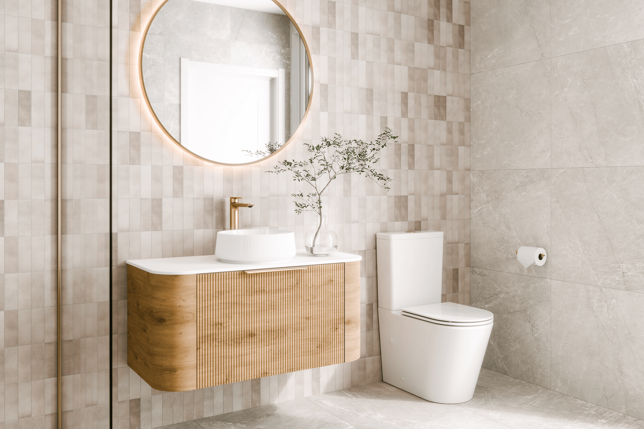 Aura 850 Round LED Mirror