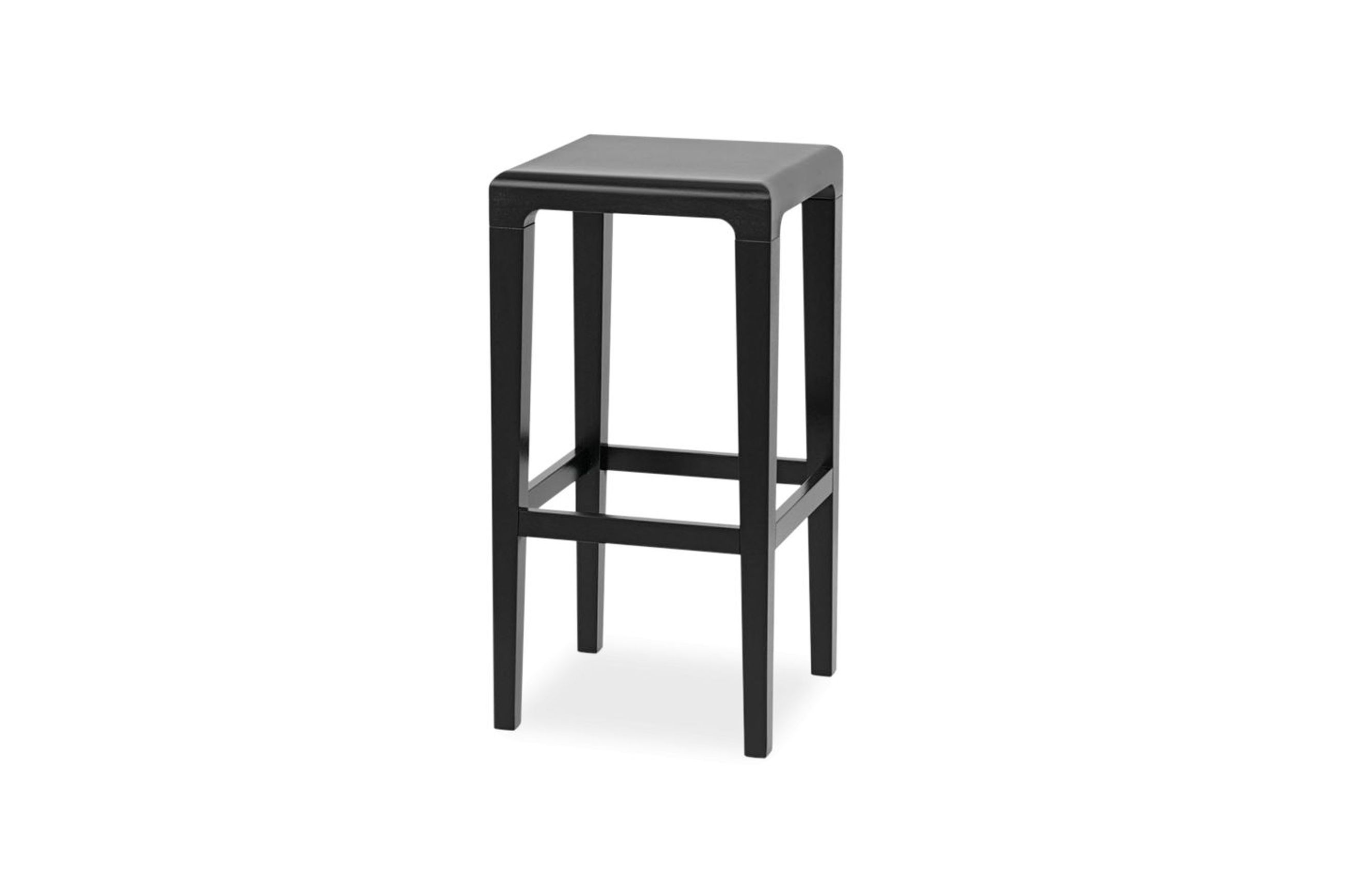 Rioja Kitchen Stool - Black Stained - 65cm - by TON