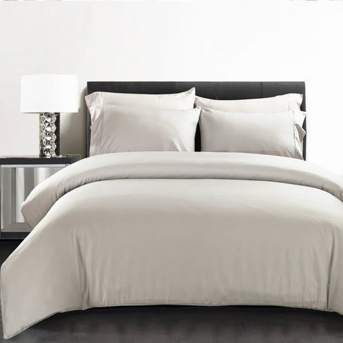 Silky Soft Bamboo Quilt Cover - Silver