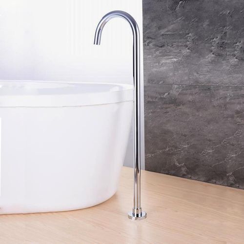Symphony Floor Standing Bath Spout - Luxury Chrome