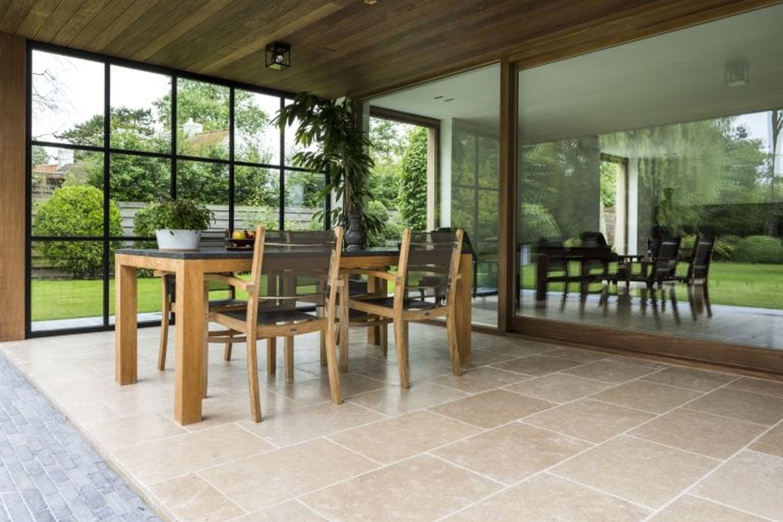 Sinai Pearl Brushed Limestone Tiles