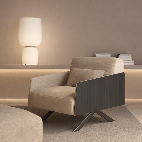 Sistema Legs Armchair - Straight Armrest