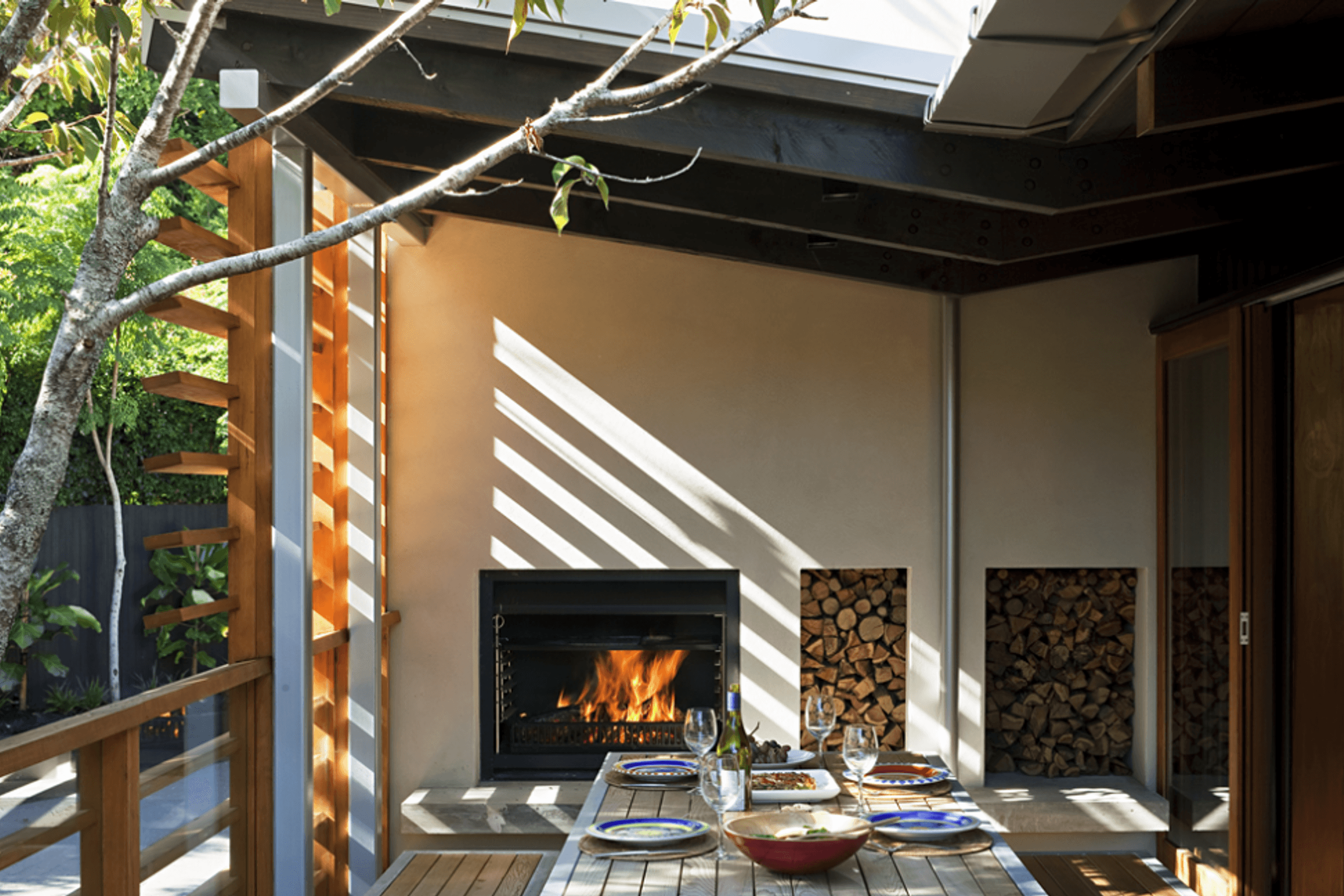 Warmington | Outdoor Wood Nouveau BBQ