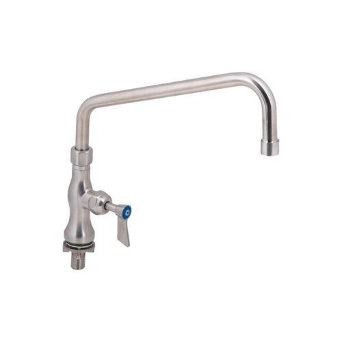 Stainless Steel Single Hob Mount Tap Body with Spout