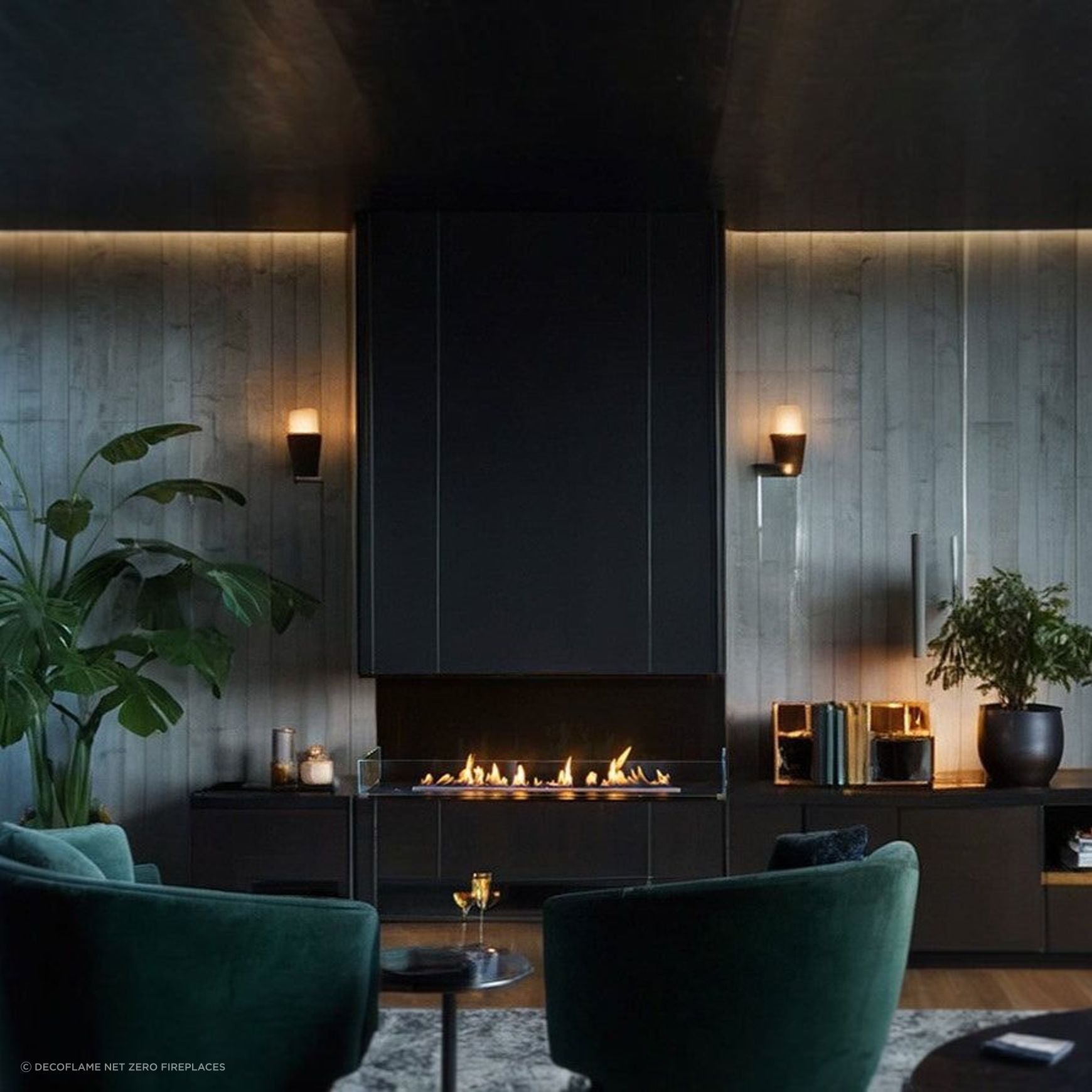 Decoflame BEV Net Zero F6 Fireplace Insert 20.5hr Burn