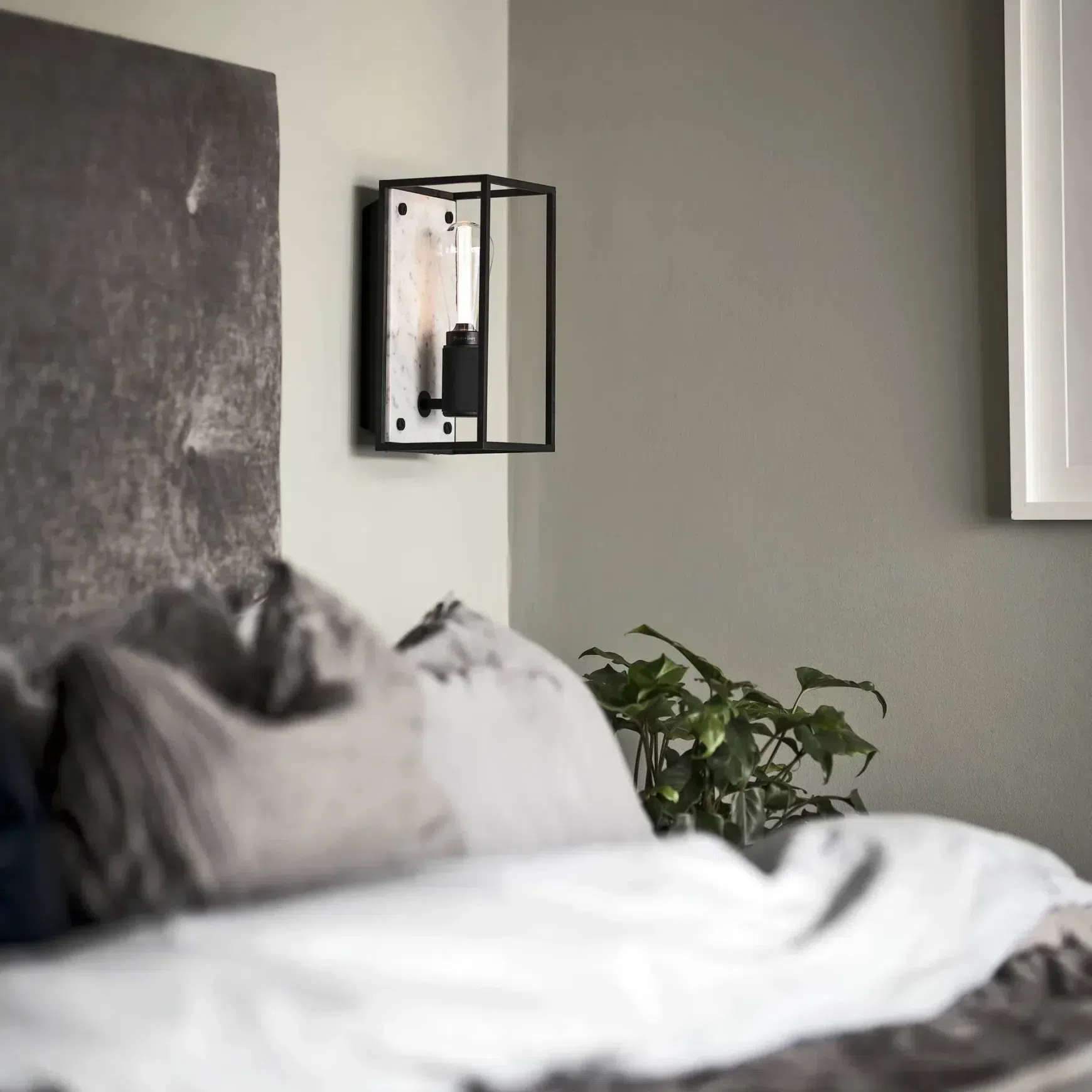 Caged Wall Light