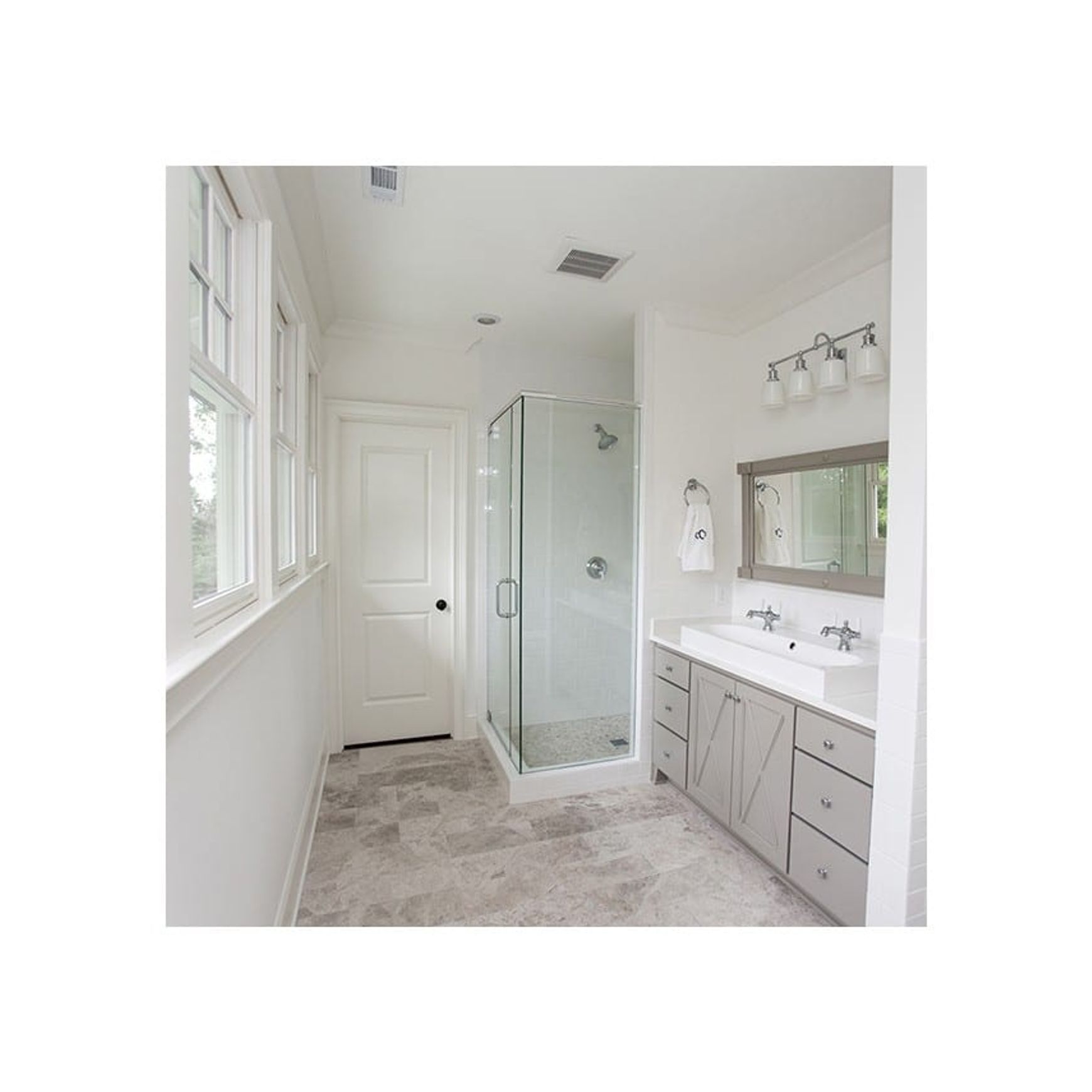 Tundra Grey Honed Limestone Tiles