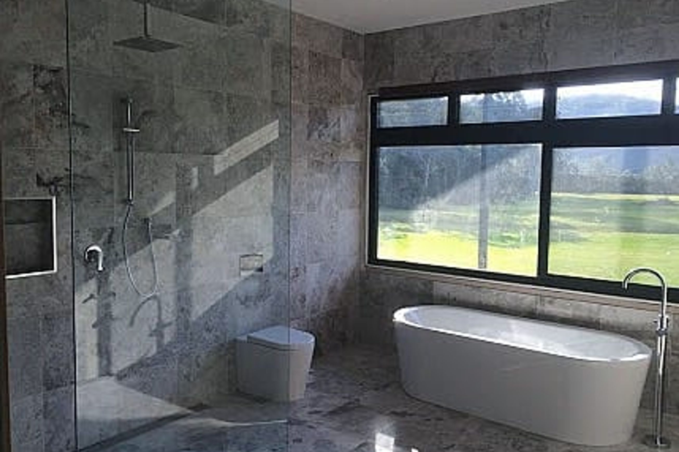 Tundra Grey Honed Limestone Tiles