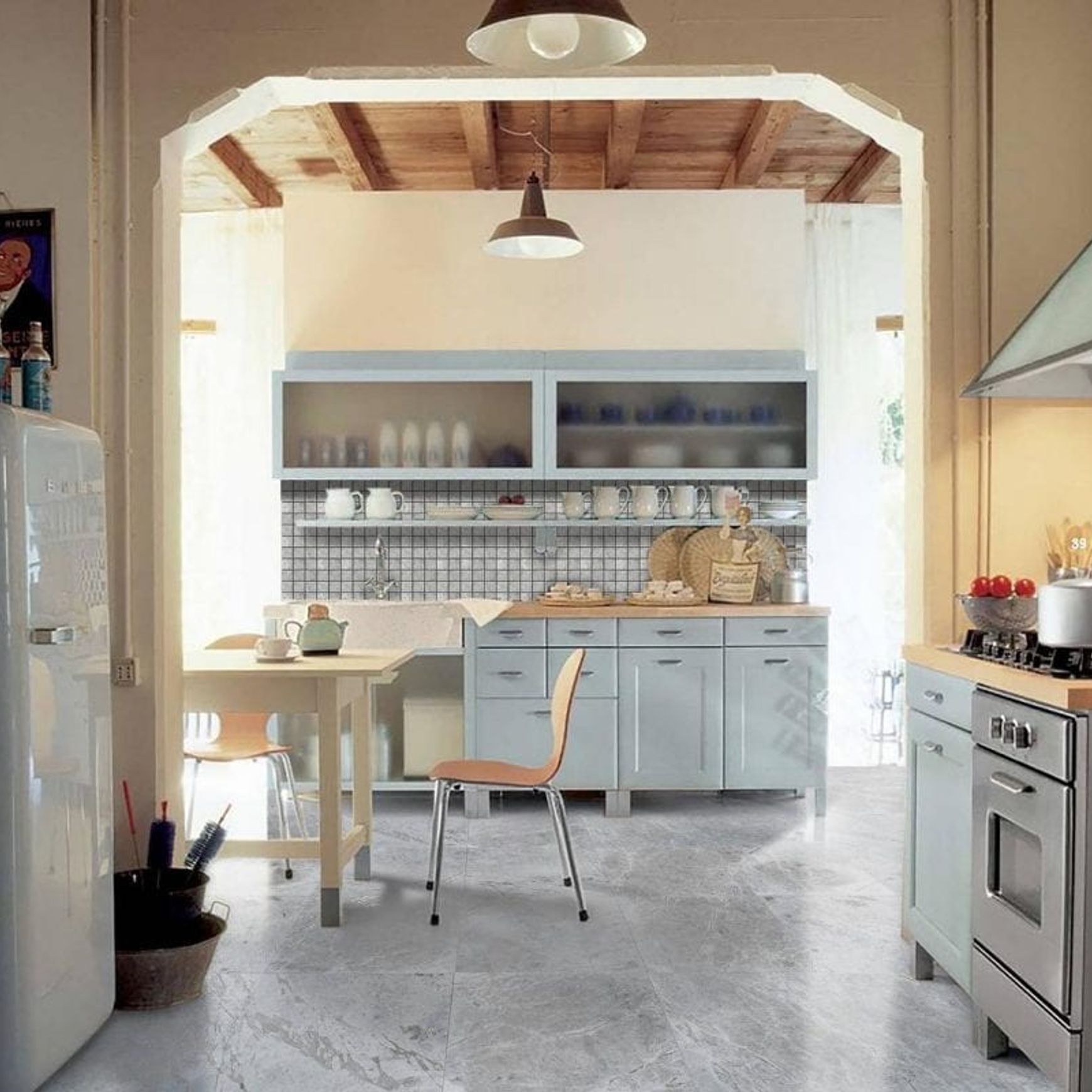 Tundra Grey Honed Limestone Tiles