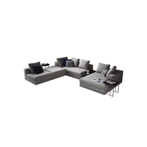 Como Large Fabric Modular Corner Lounge Suite w/ Table