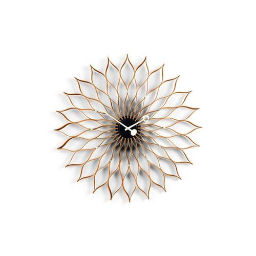 Vitra | George Nelson Sunflower Clock | Birch-Black