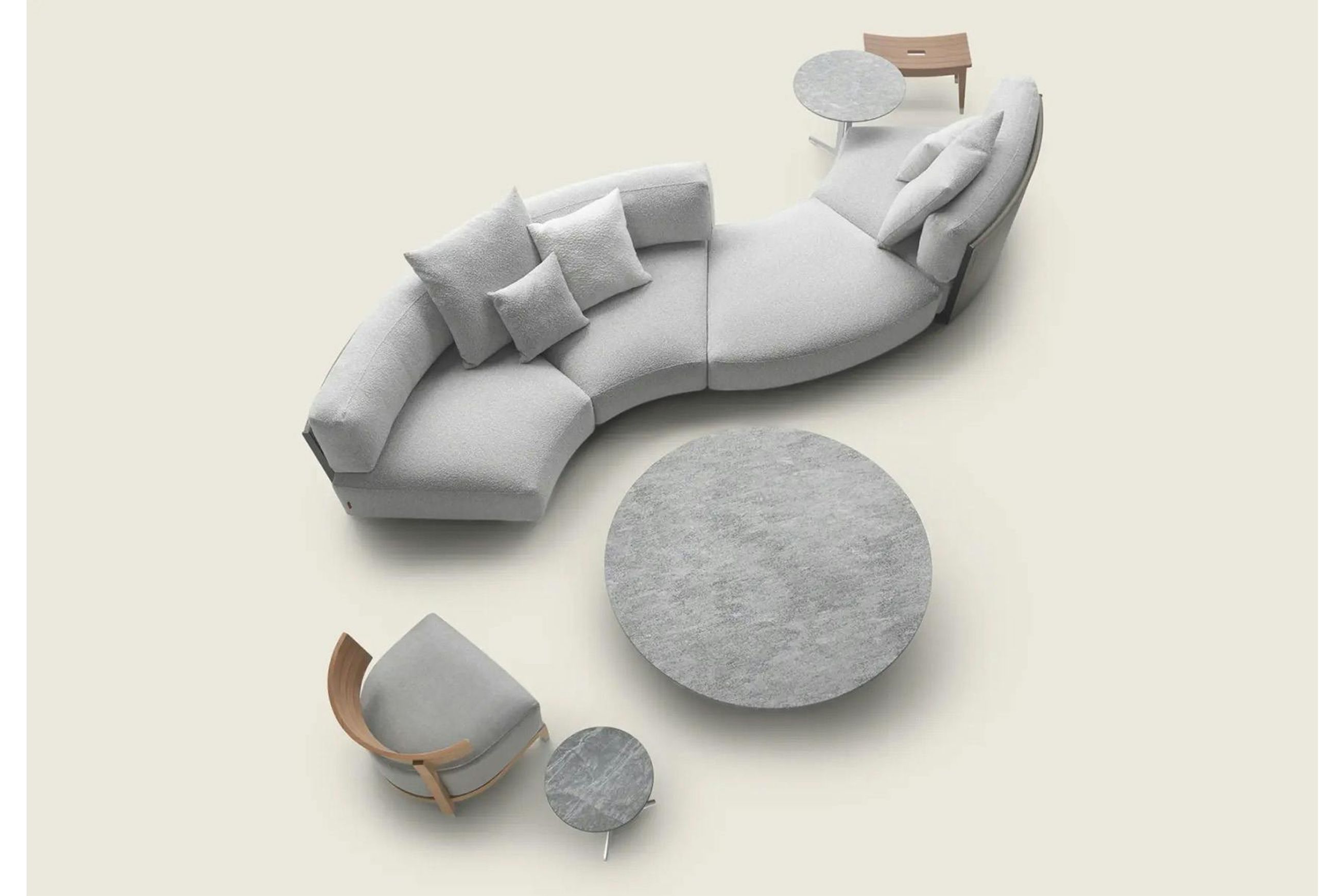 Vulcano Outdoor Sofa By Flexform