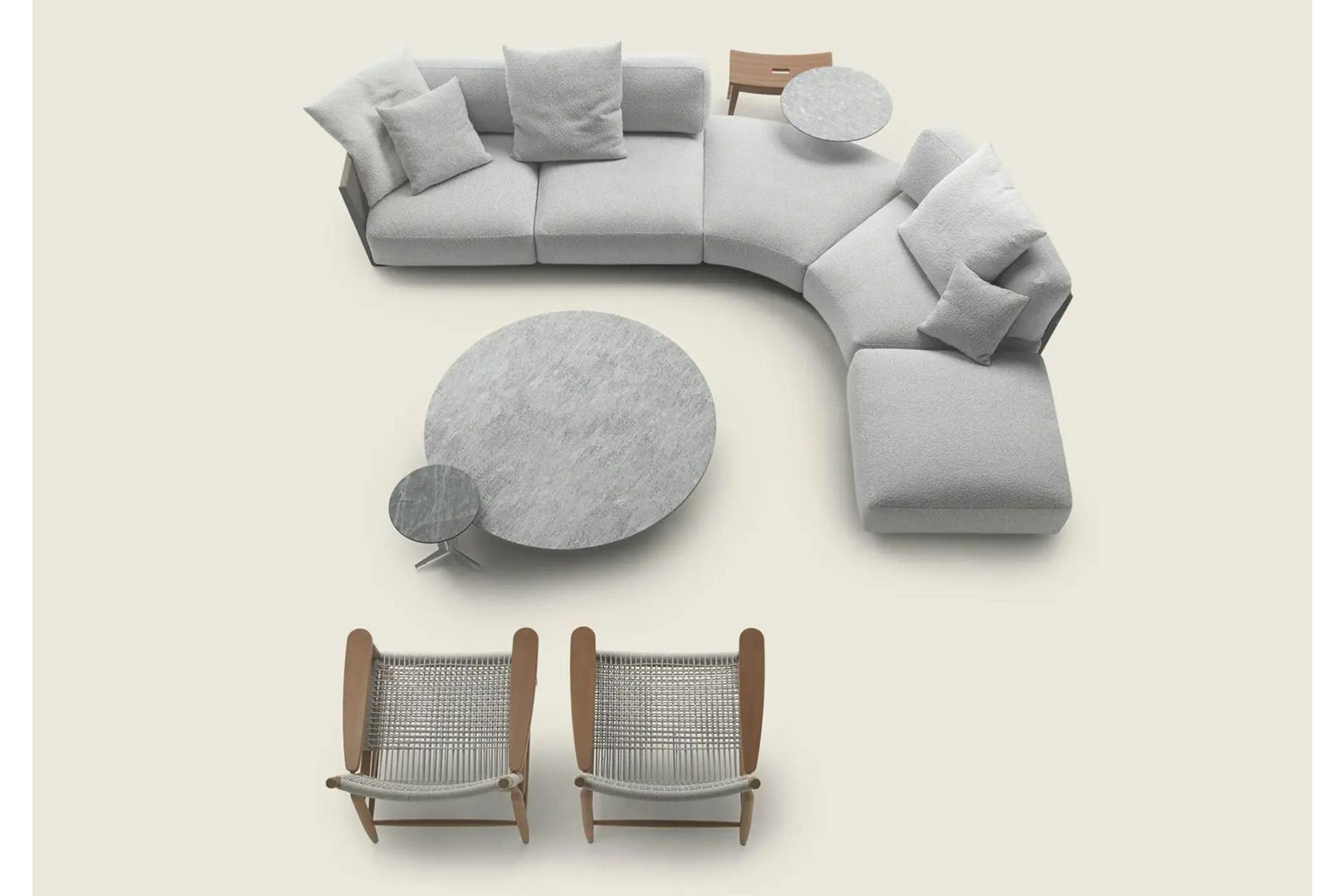 Vulcano Outdoor Sofa By Flexform