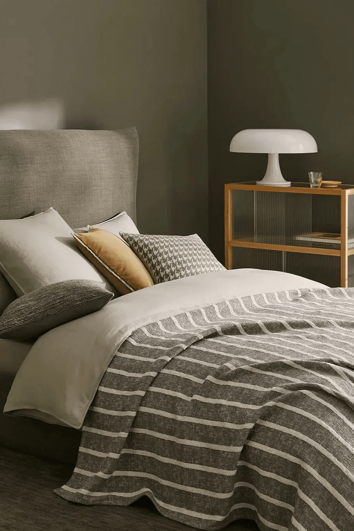 Ravello Linen Quilt Cover - Sage | Weave Home Bed Linen