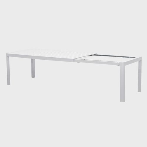 Azura Extension Outdoor Dining Table 195|255cm | White