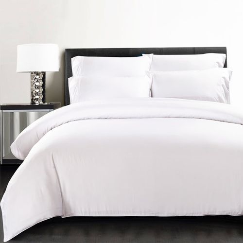 Silky Soft Bamboo Quilt Cover - White