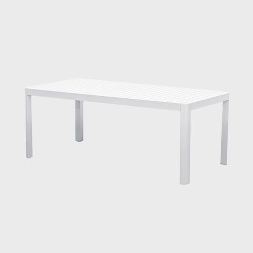Azura Extension Outdoor Dining Table 195|255cm | White