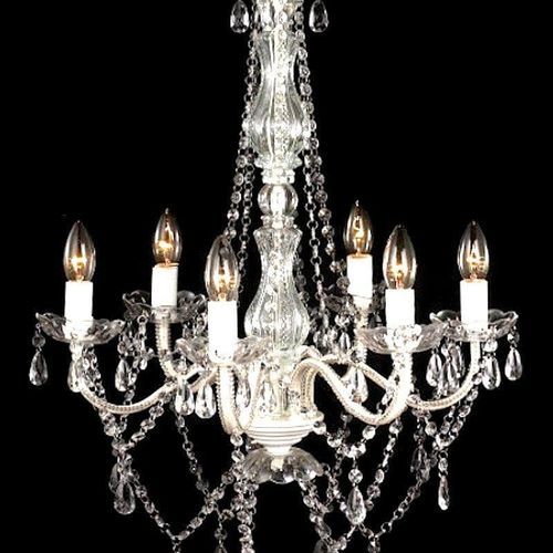 Romance Chandelier - White