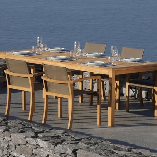 XQI Outdoor Teak Table by Royal Botania