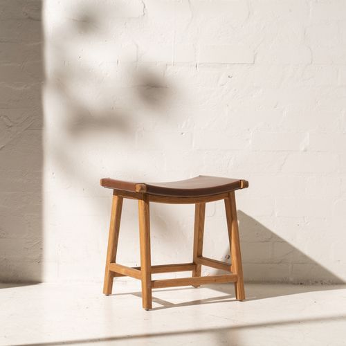 Yana Leather Footstool