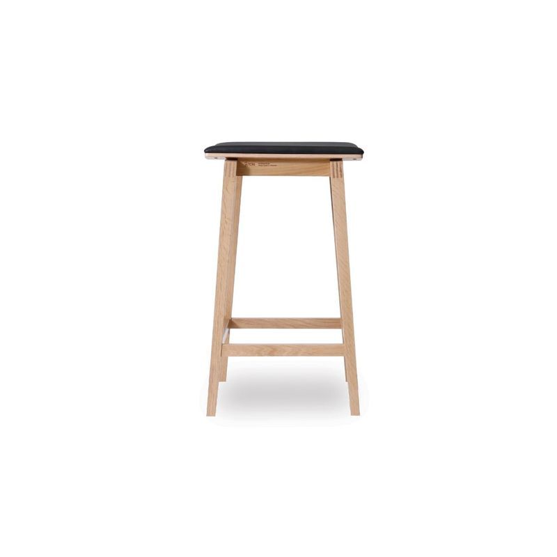 Stockholm Kitchen Stool - Natural Oak  - by TON