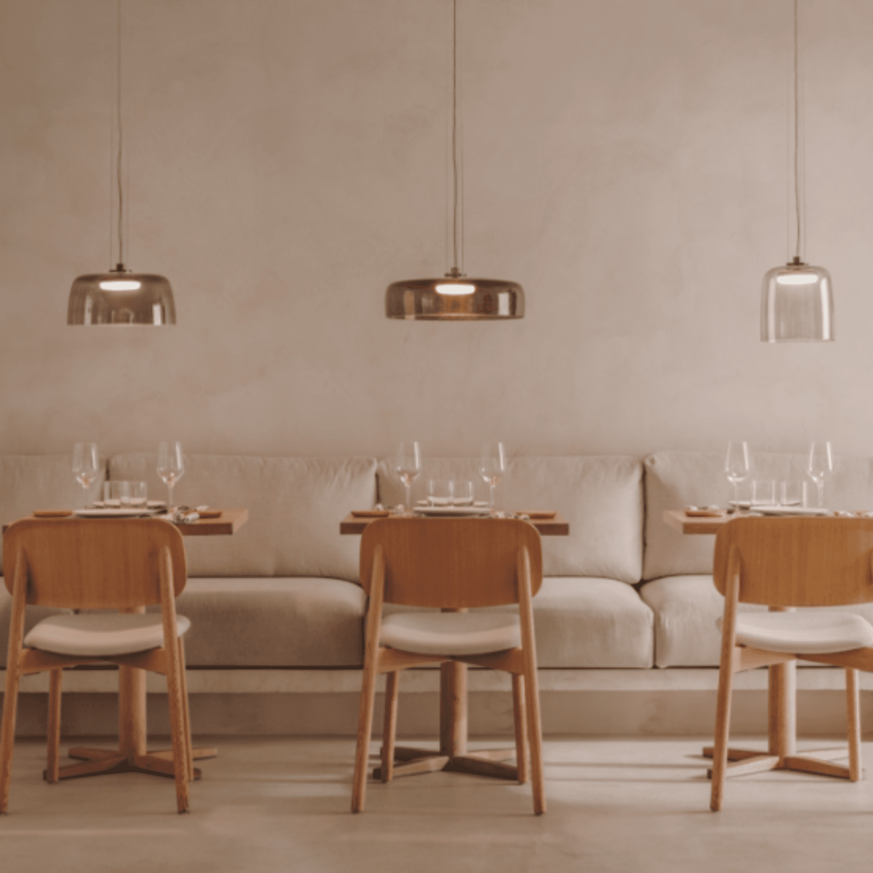 Lark 2 Shade Pendant - 42 cm in Fume