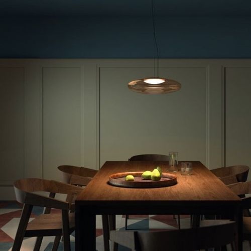 Tori LED Pendant - 40 cm in Amber