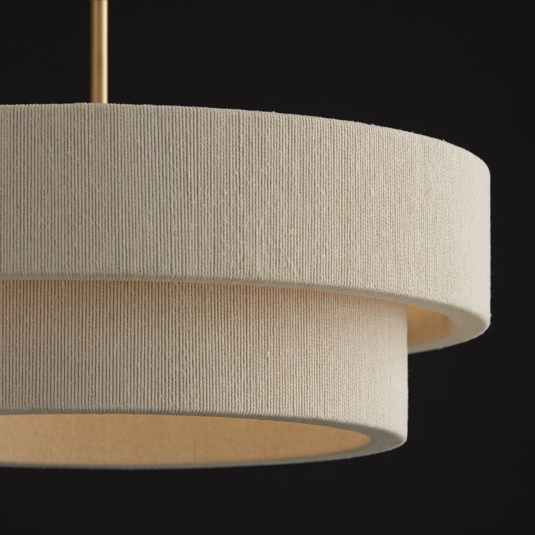 Timmering 4 Light Pendant - Small in Matte Brass