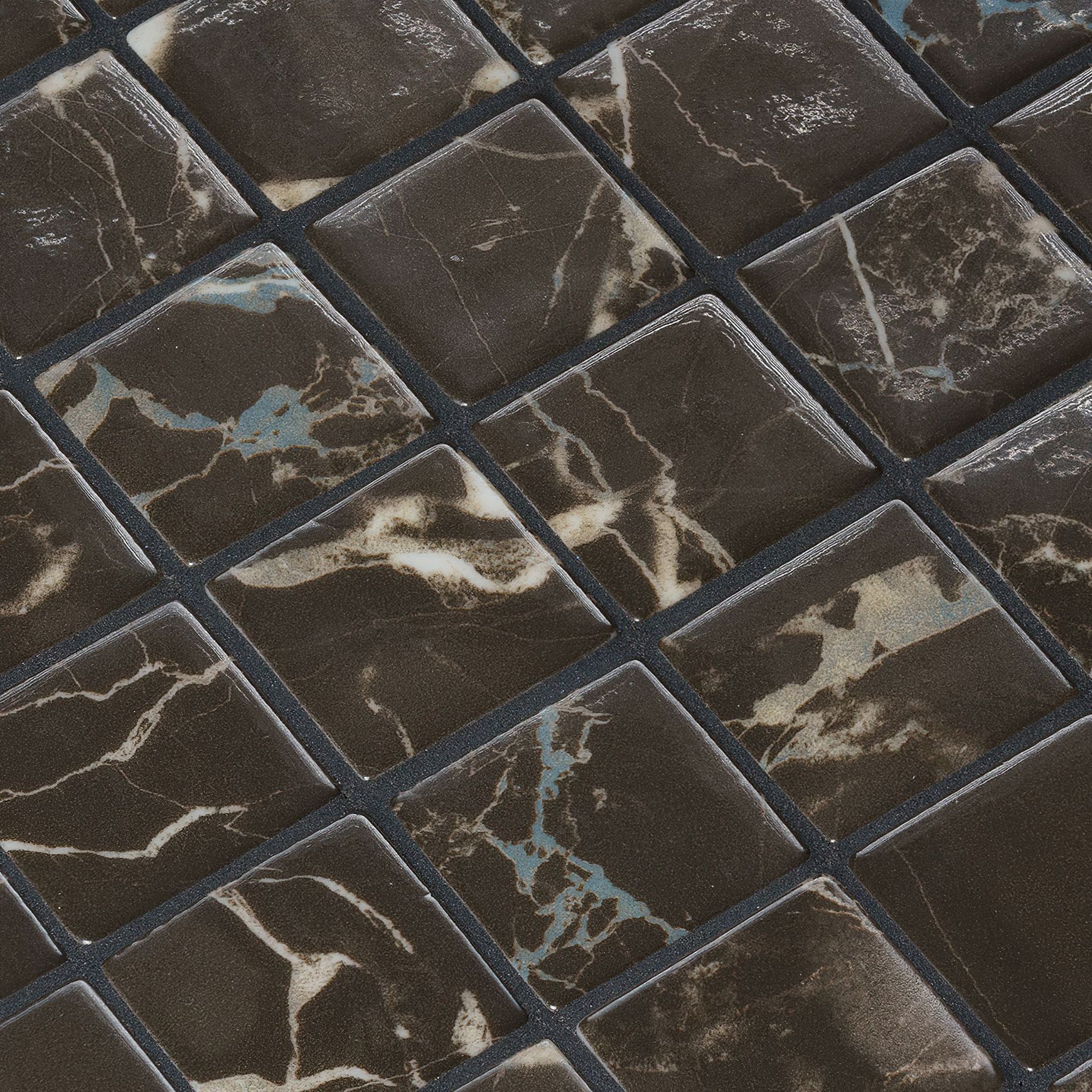 Black Marble Tile | 50mm Zen Collection by Ezarri