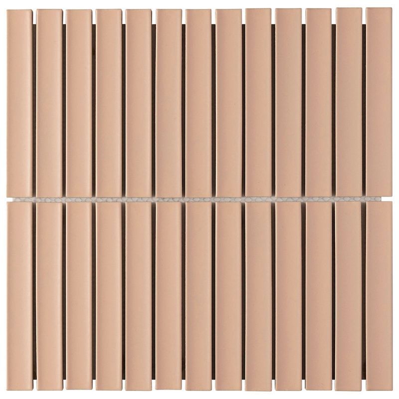 Niseko Baby Pink Matt Mosaic