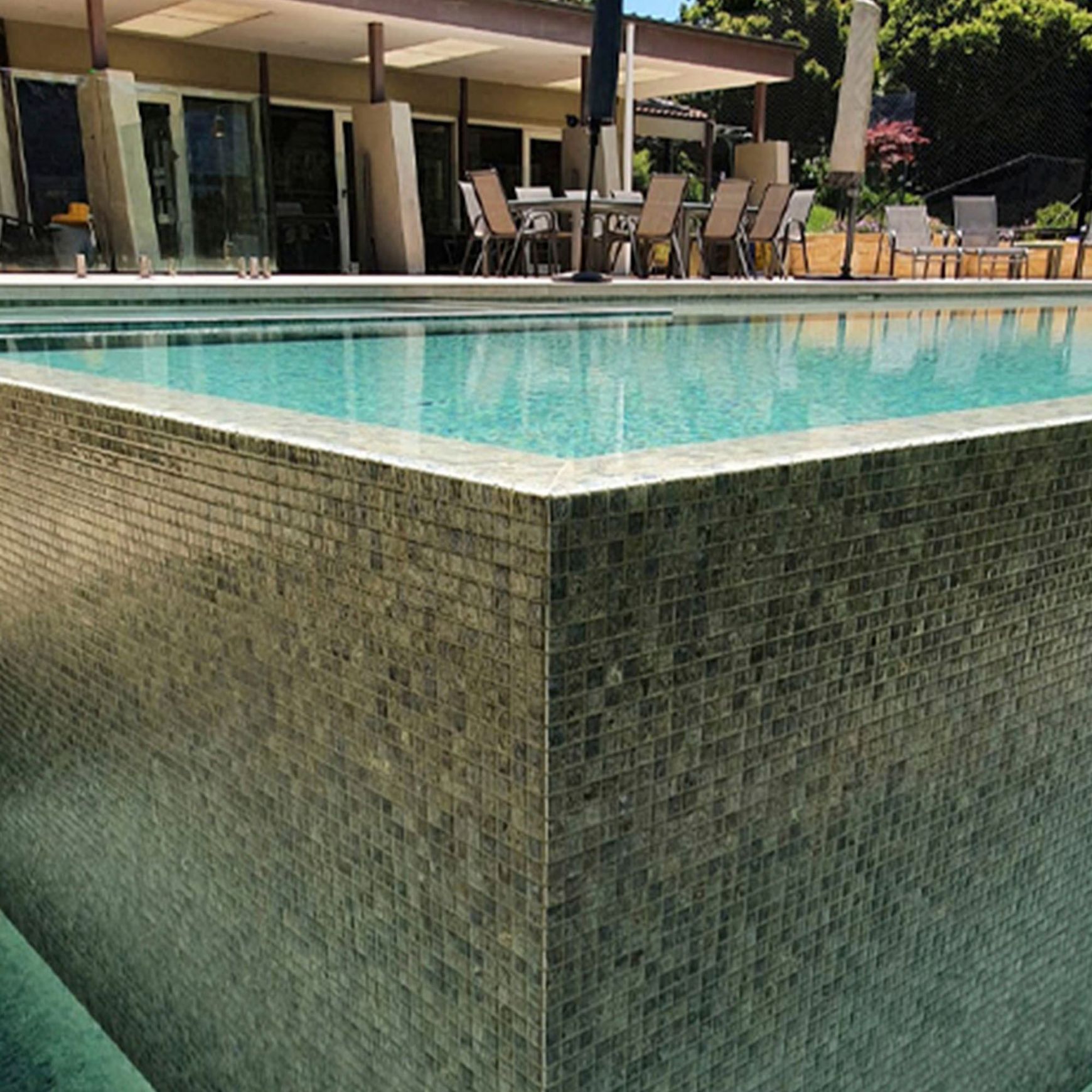 Bali Stone Mosaic Tile | 50mm Zen Collection by Ezarri