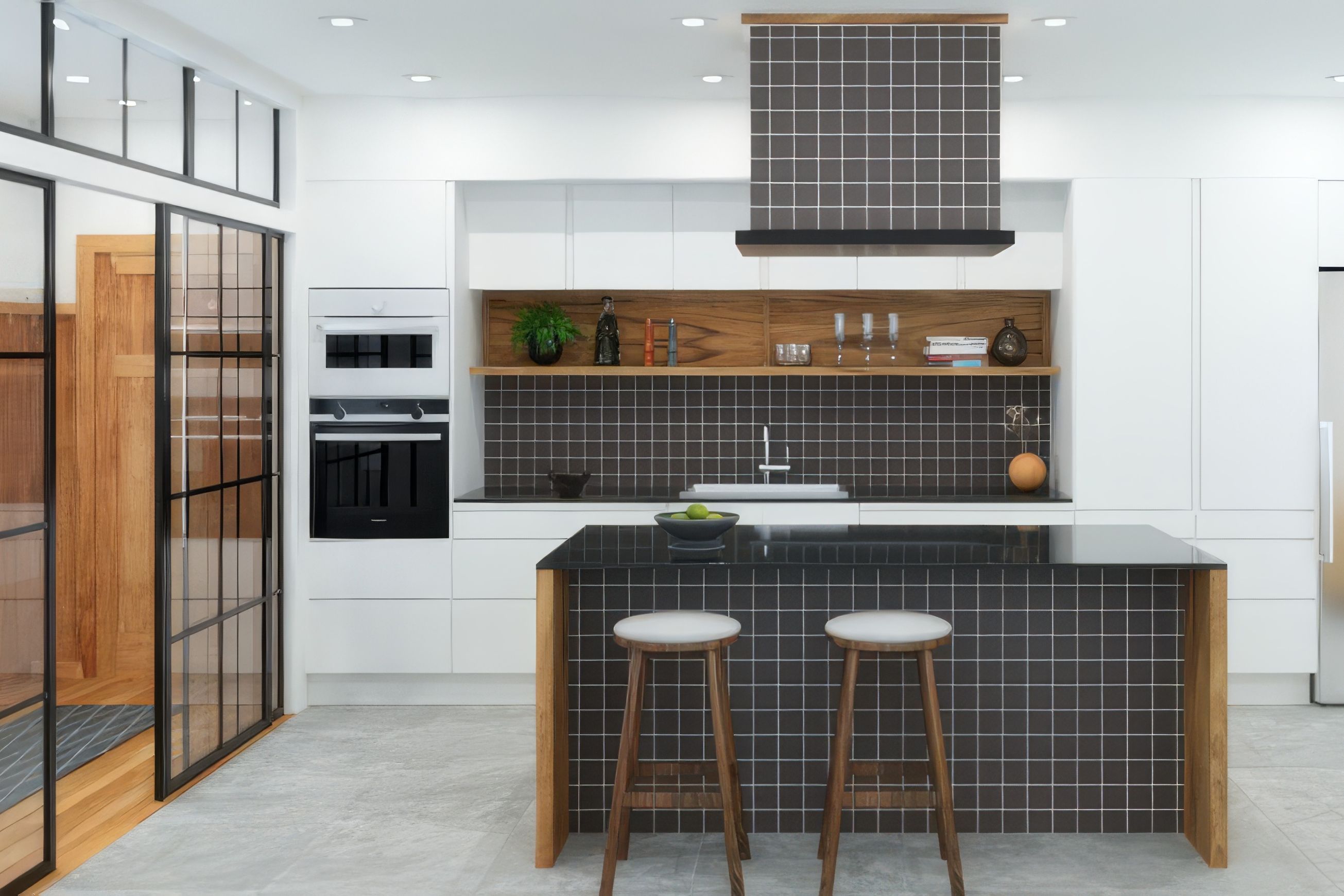 Surfaces Truffle Matt 75mm Mosaic