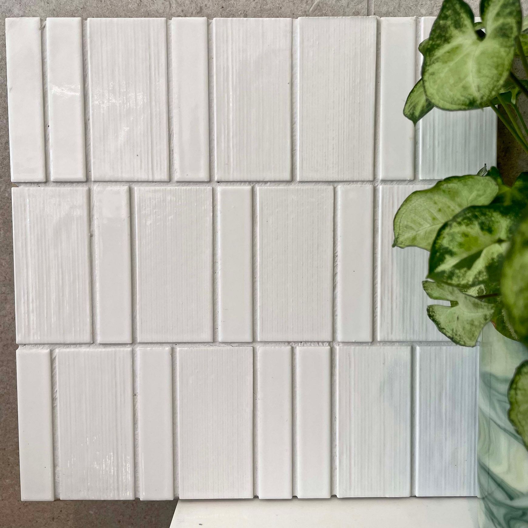 Luce White Gloss Mosaic Tile
