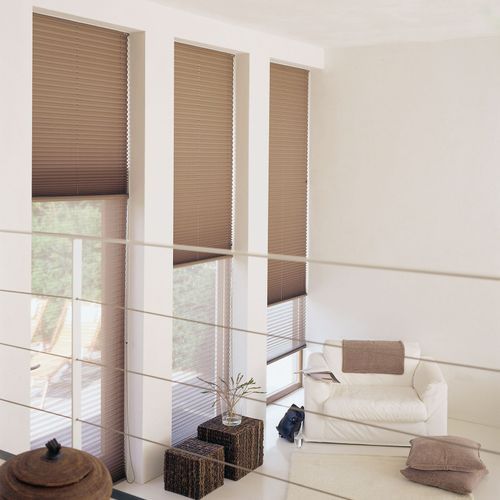 Twin Motorised Pleated Blind | Pleated Blinds